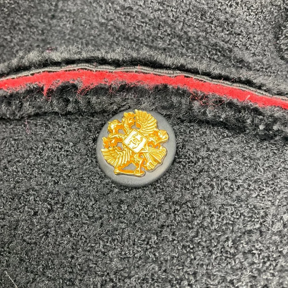 Chanel Black / Red 2009 Full Zip Wool Tweed Jacket - Picture 5 of 5